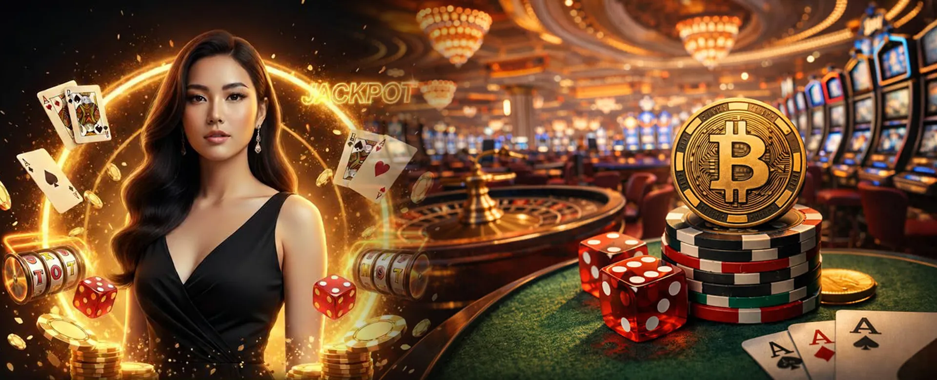 ah88 online casino gaming platform with golden accents